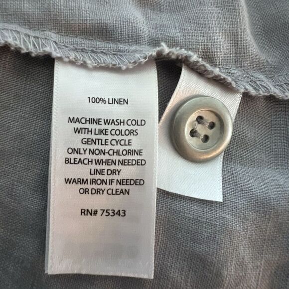 St Tropez 100% Linen Hoodie Large Vest - Picture 4 of 4